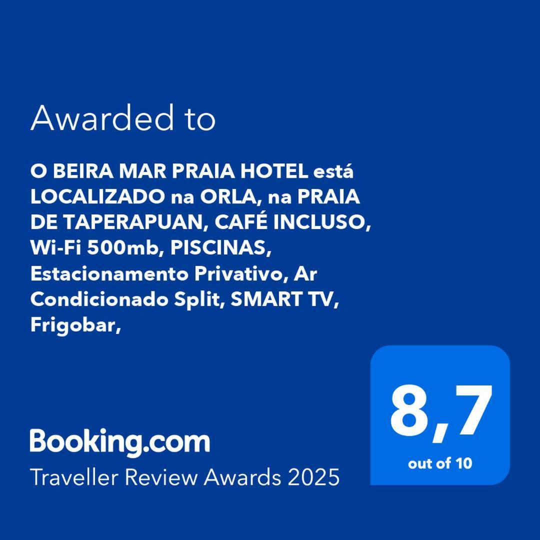 O Beira Mar Praia Hotel Esta Localizado Na Orla, Na Praia De Taperapuan, Cafe Incluso, Wi-Fi 500Mb, Piscinas, Estacionamento Privativo, Ar Condicionado Split, Smart Tv, Frigobar, Porto Seguro Eksteriør billede